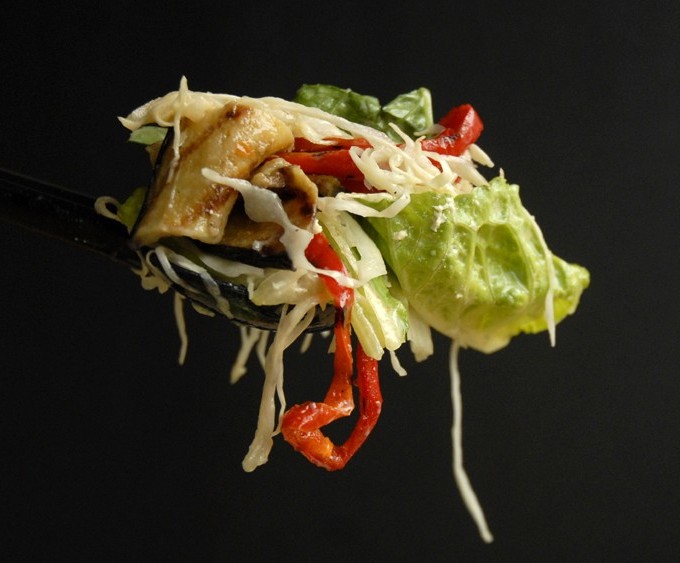 sprød grøn salat