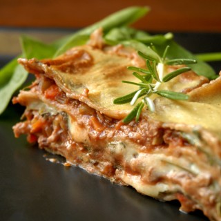 Episk vegansk lasagne