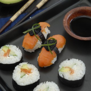 vegansk sushi fisk