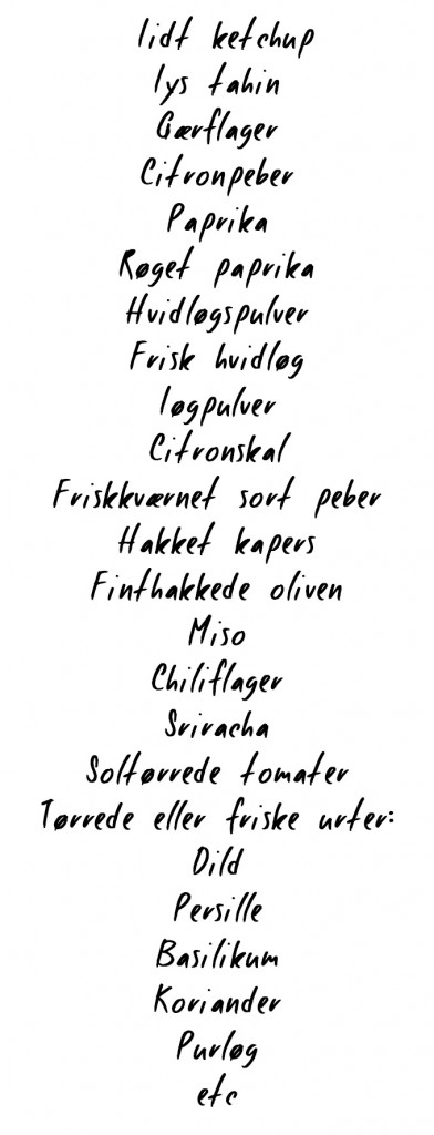 Ingredienser vegansk smøreost