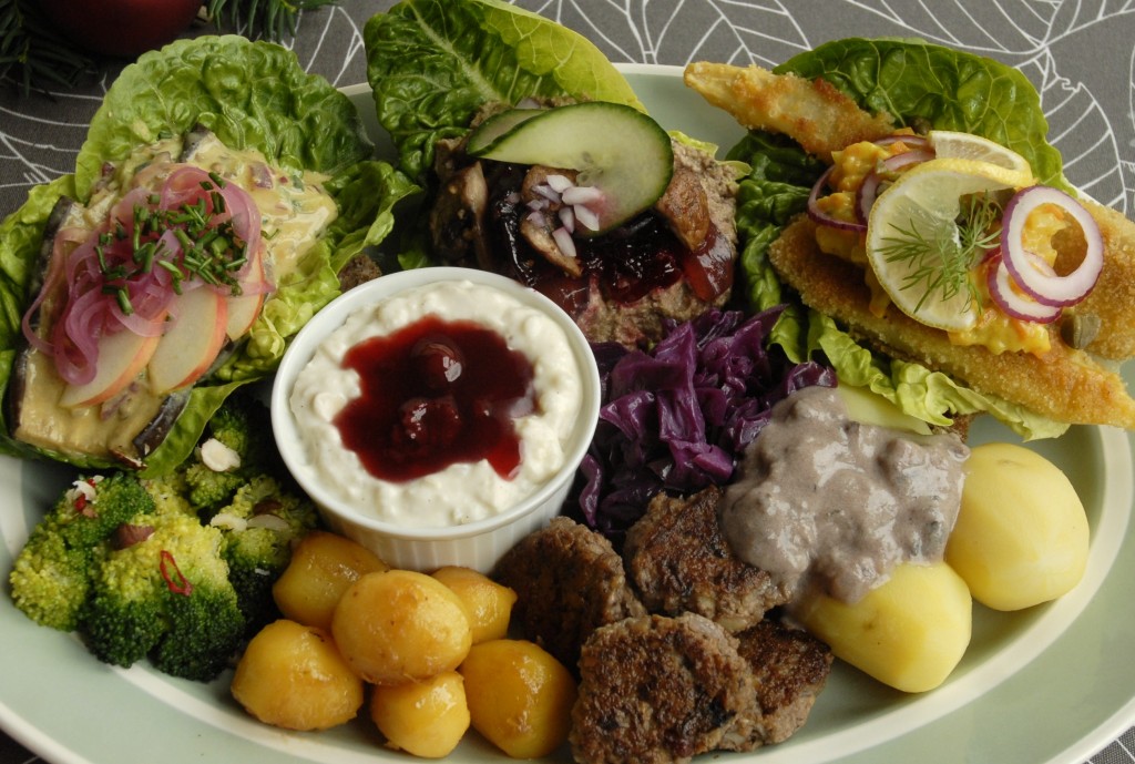 Vegansk vegetarisk julefrokost julemad catering klimavenlig