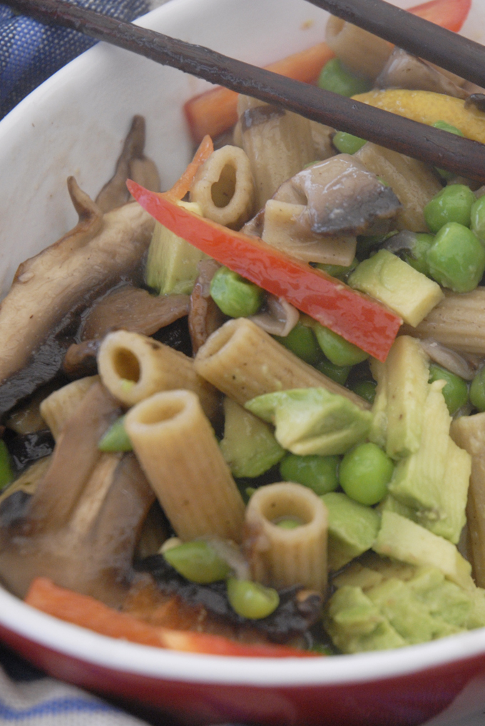 Vegansk one pot pasta 3