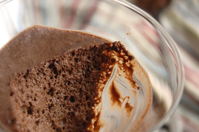 vegansk chokolademousse