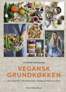 Forsiden af kogebogen vegansk grundkøkken